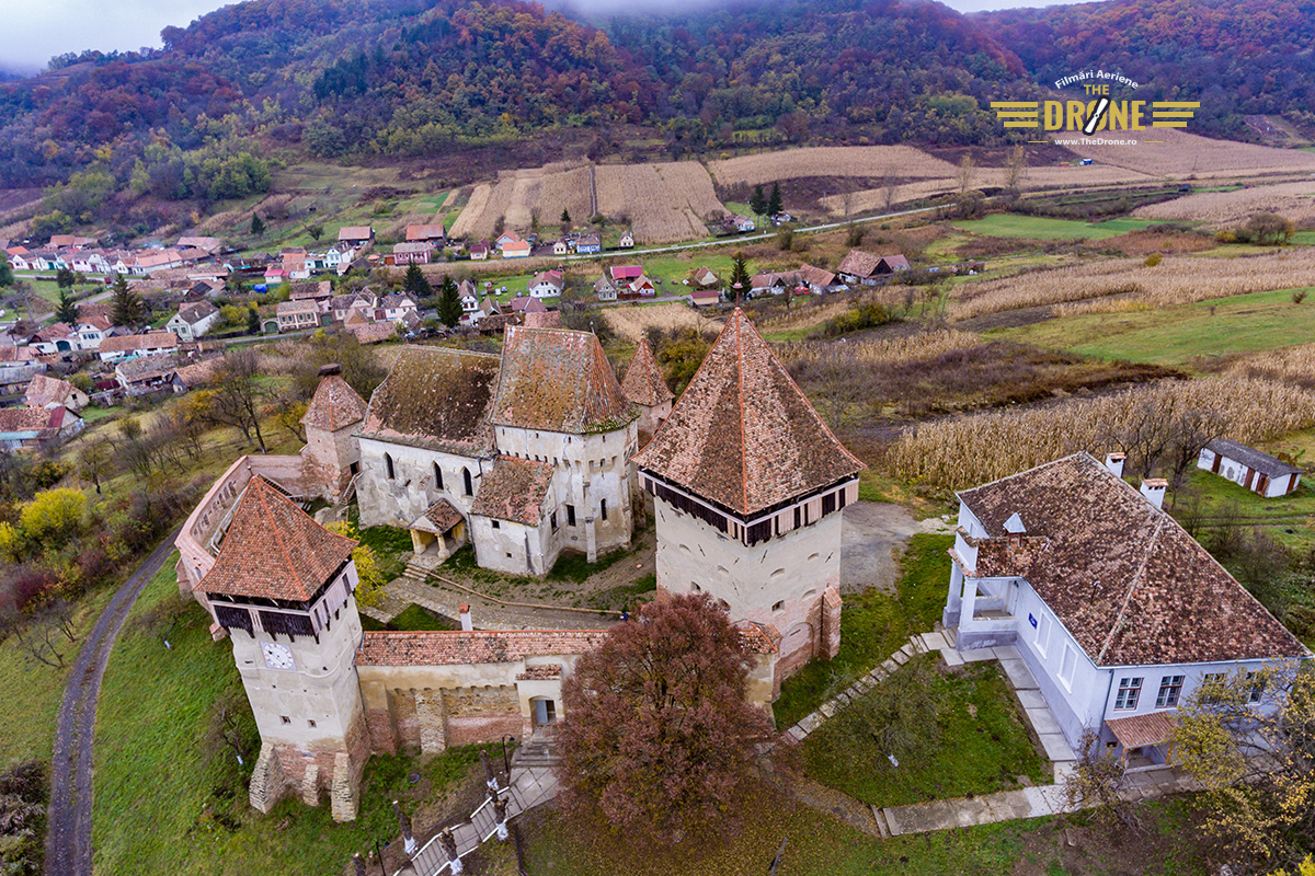 Biserica fortificata Alma Vii. Credit foto: Calin Stan - TheDrone.ro